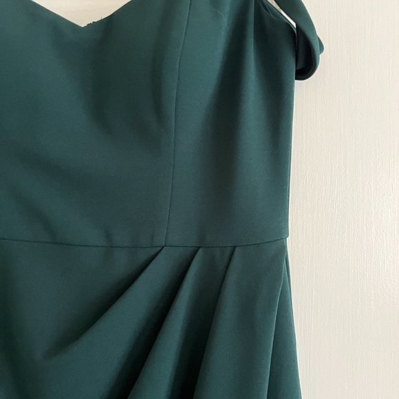 BHLDN Rossi Crepe Maxi Dress - Emerald - Picture 5 of 8